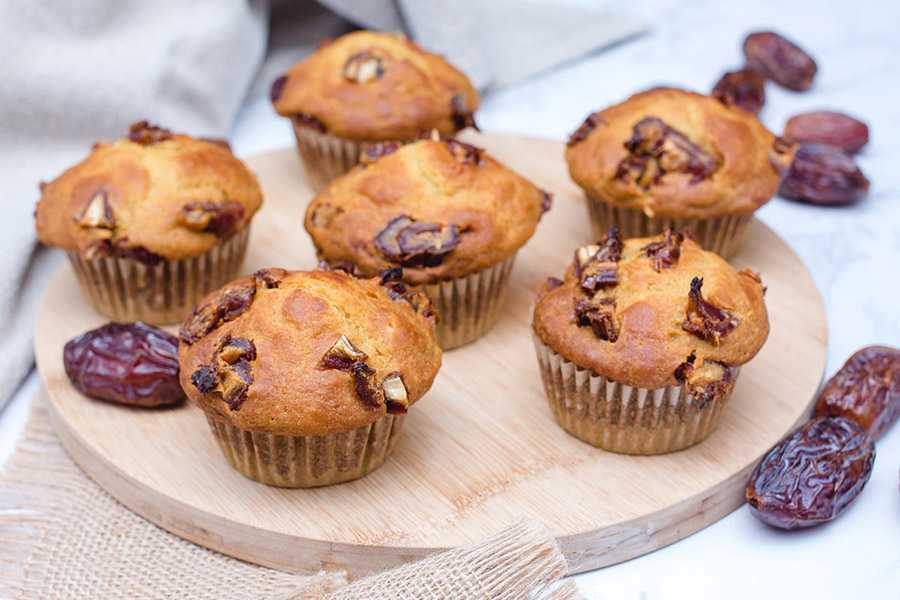 Spiced Date and Orange Muffins - Lizq Oasis